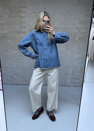 Cornelia denim skjorte Blue Denim Second Female 